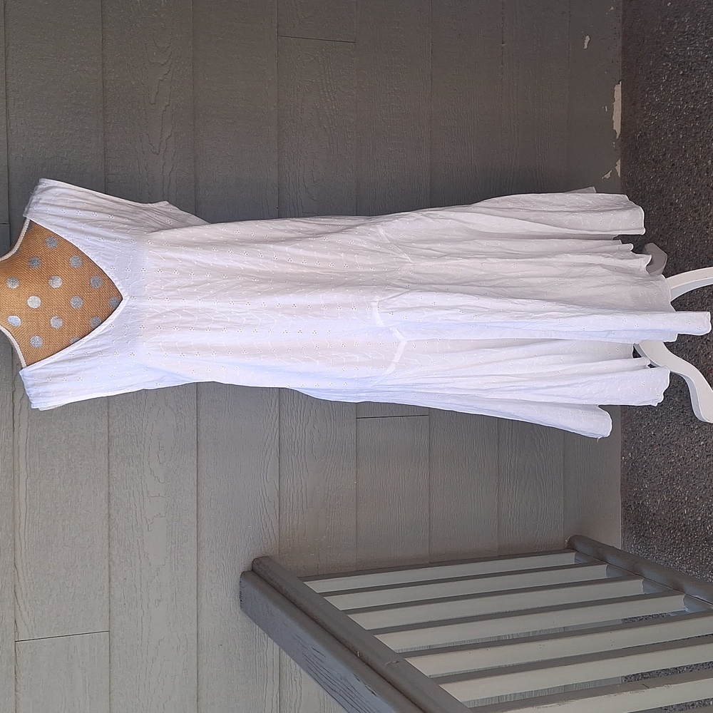 Monroe & Main Cotton Eyeley Sleeveless Dress Size XL Whimsical Fairycore - Picture 3 of 15